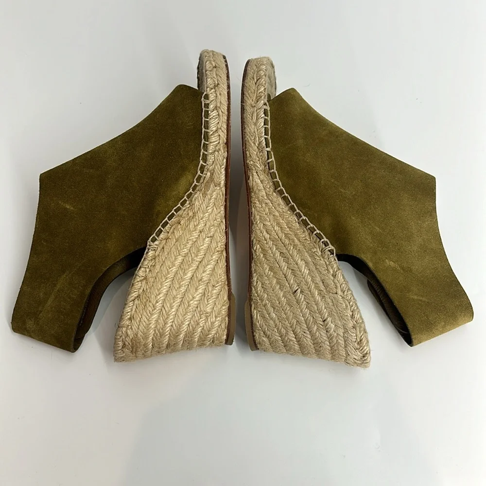 CELINE WEDGE ESPADRILLE SANDALS - Picture 5 of 14